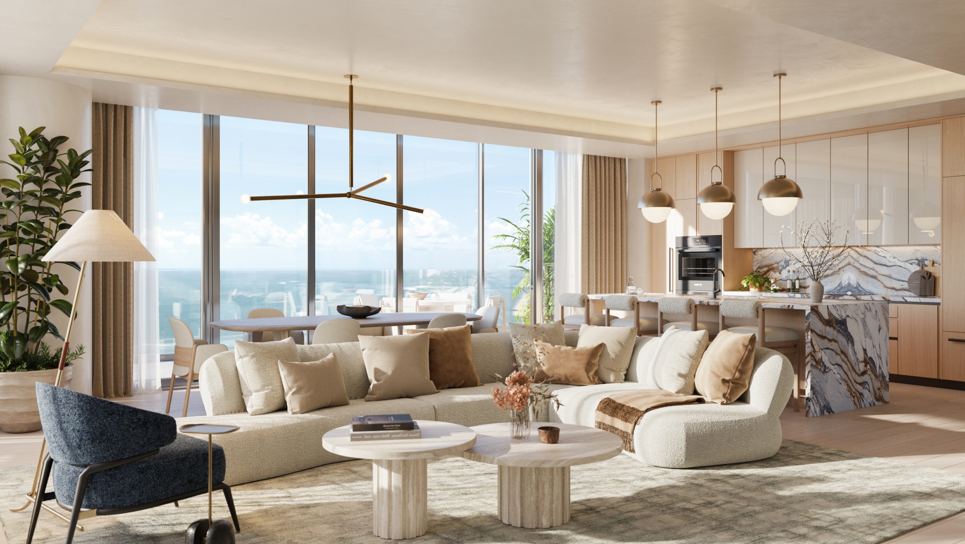 Icon Beach Hollywood - Luxury Condo Interior