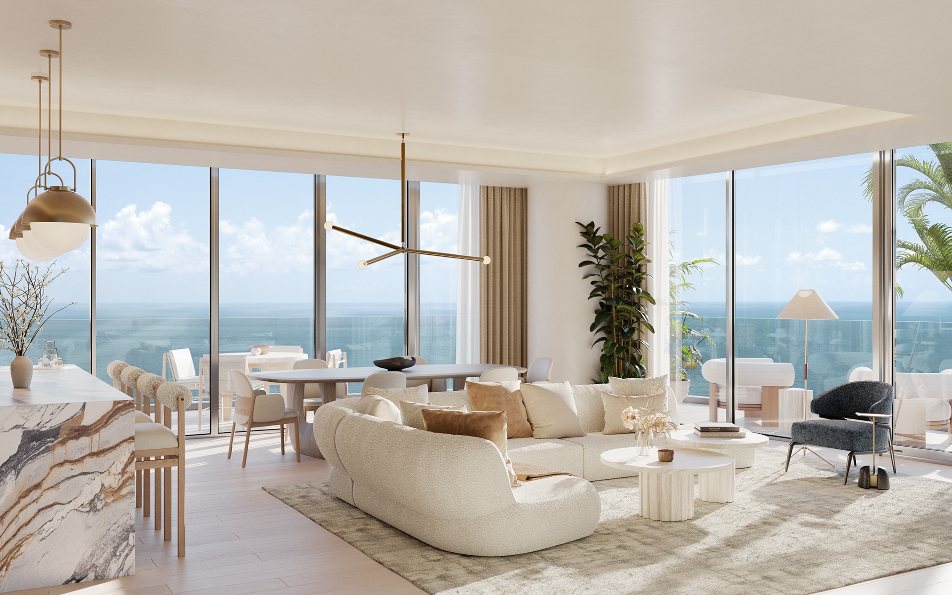 Icon Beach Hollywood - Luxury Condo Interior