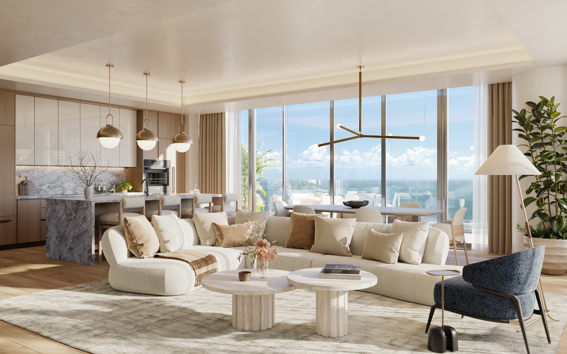 Icon Beach Hollywood - Luxury Condo Interior