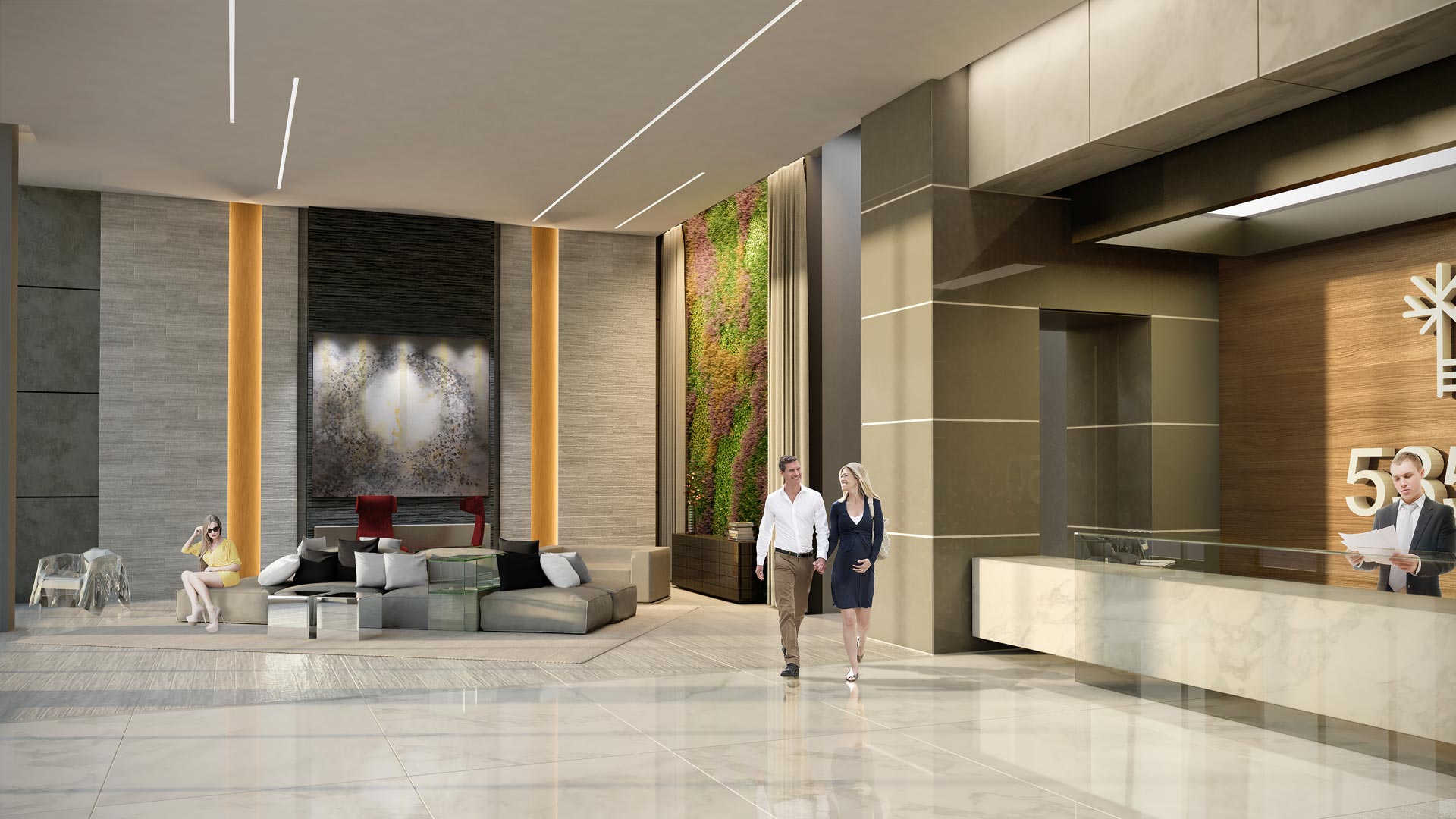 5350 Park - Luxury Condo Interior