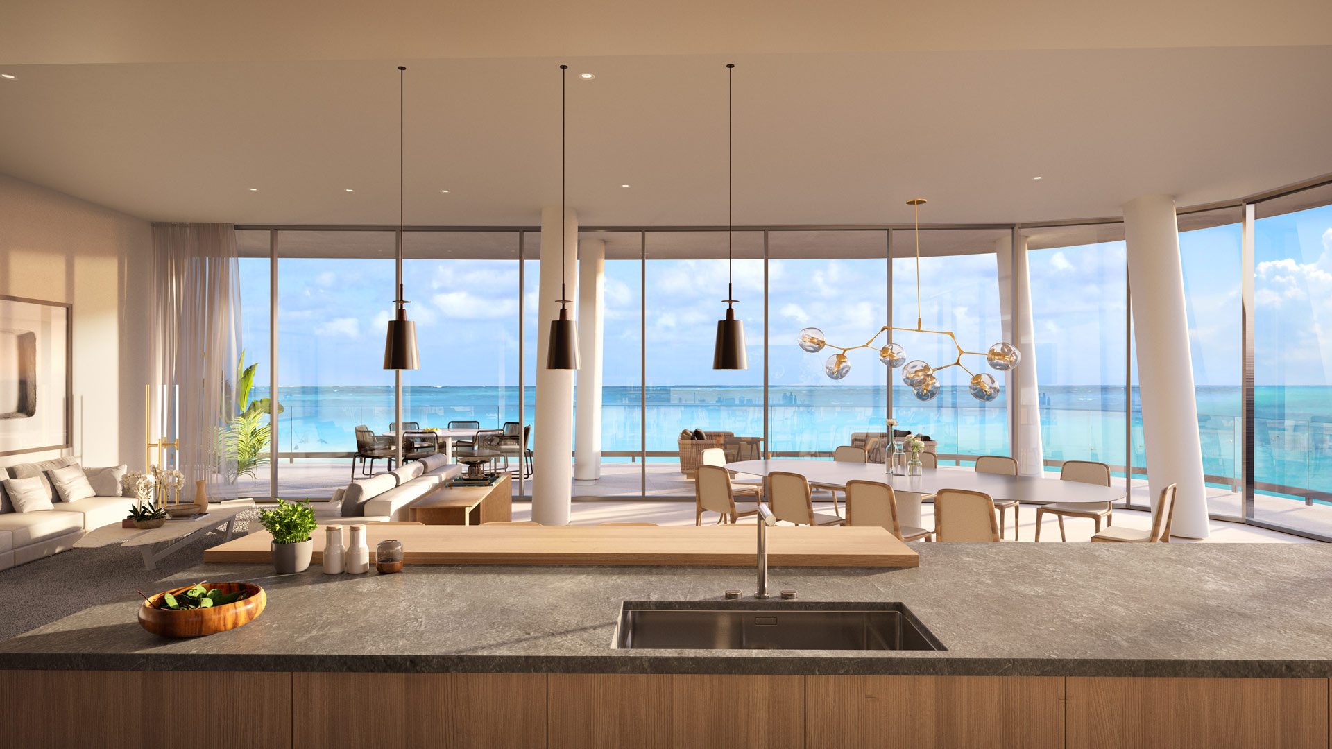Vita At Grove Isle - Luxury Condo Interior