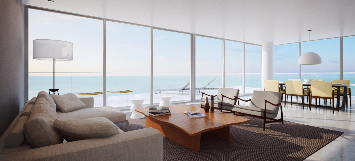 Hyde Beach - Luxury Condo Interior