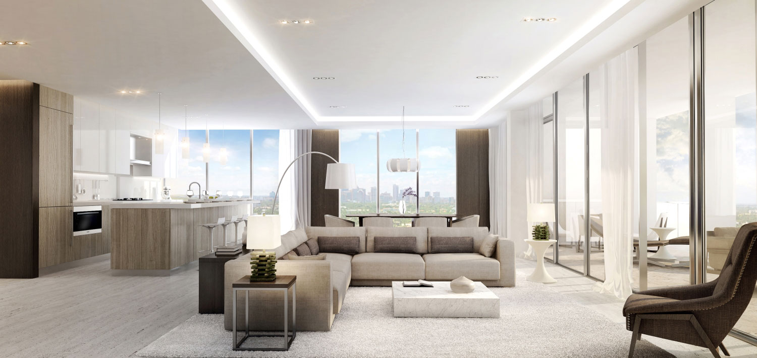 Aqualuna - Luxury Condo Interior