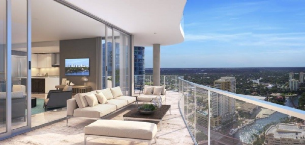 100 Las Olas - Luxury Condo Interior