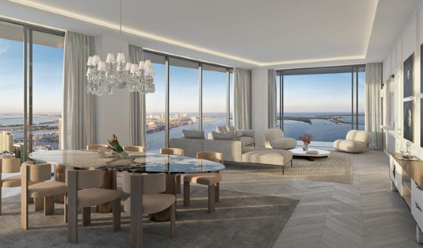 Baccarat Residences Brickell - Luxury Condo Interior