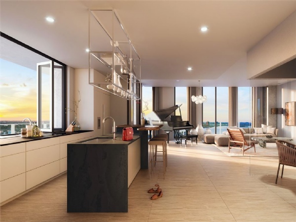 7918 West Drive - Luxury Condo Interior