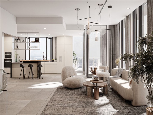 7918 West Drive - Luxury Condo Interior