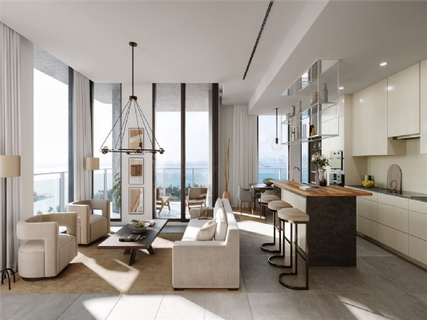 7918 West Drive - Luxury Condo Interior