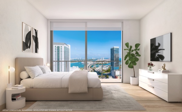 600 Miami Worldcenter - Luxury Condo Interior