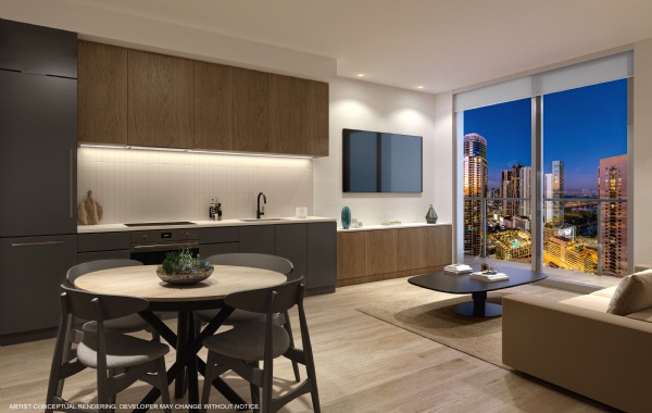 600 Miami Worldcenter - Luxury Condo Interior