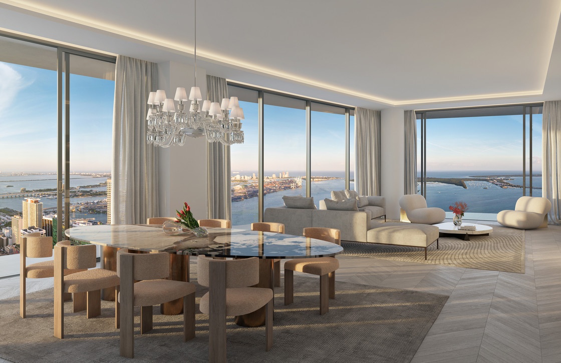 Baccarat Residences Brickell - Luxury Condo Interior