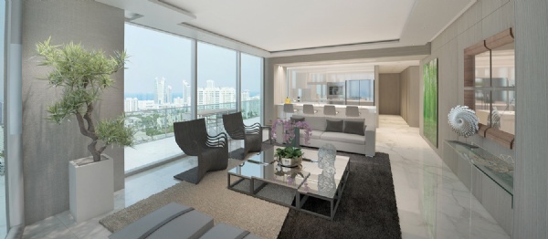 Oasis Hallandale - Luxury Condo Interior