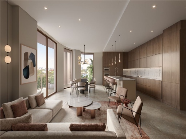 Lincoln Coconut Grove - Luxury Condo Interior